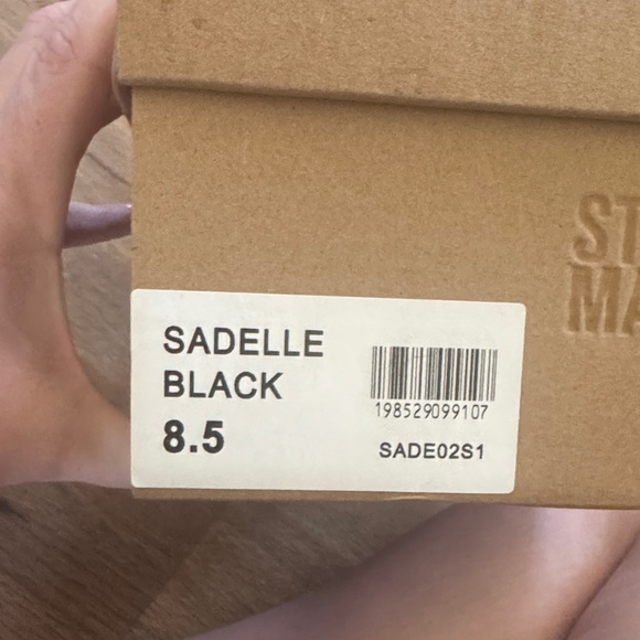 Steve Madden Black and silver Studded Sandals - Picture 3 of 3